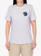 Medvilniniai marškinėliai moterims Fjallraven Fox Boxy Logo Tee - lavender mist