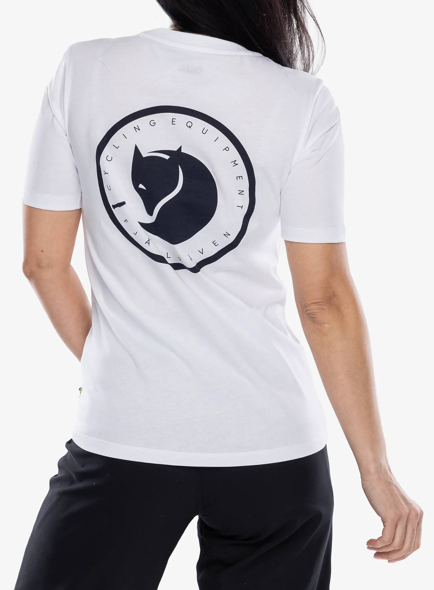 Medvilniniai marškinėliai moterims Fjallraven Hoja T-shirt - white