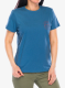 Medvilniniai marškinėliai moterims Mountain Equipment Alpenglow Tee - stellar blue