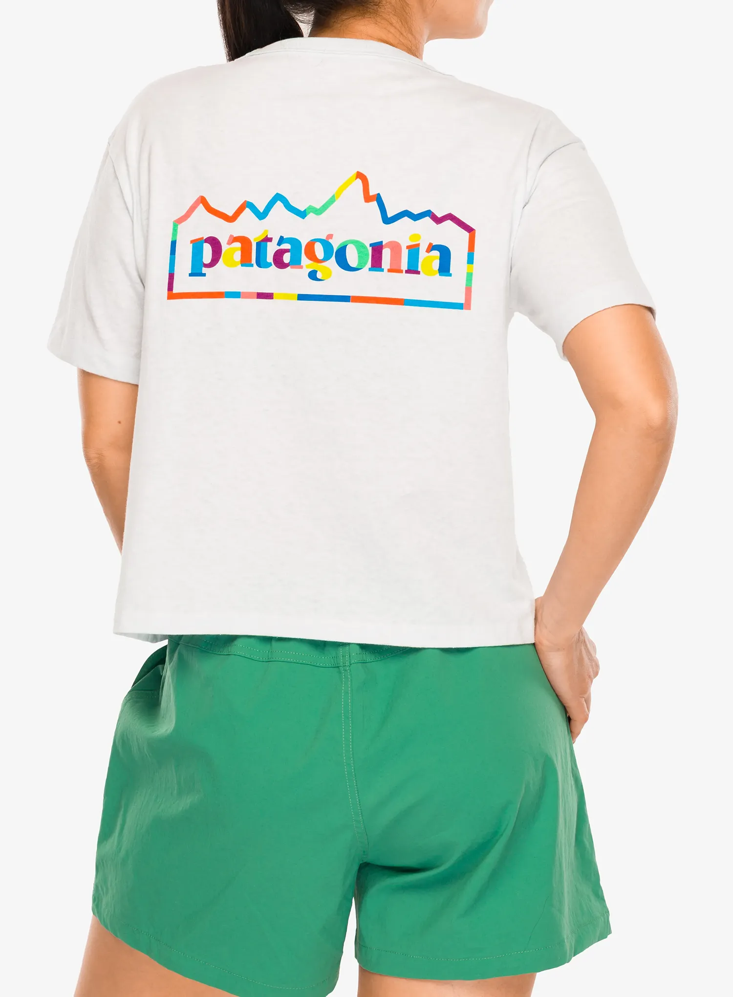 Medvilniniai marškinėliai moterims Patagonia Unity Fitz Easy Cut Responsibili-Tee - white