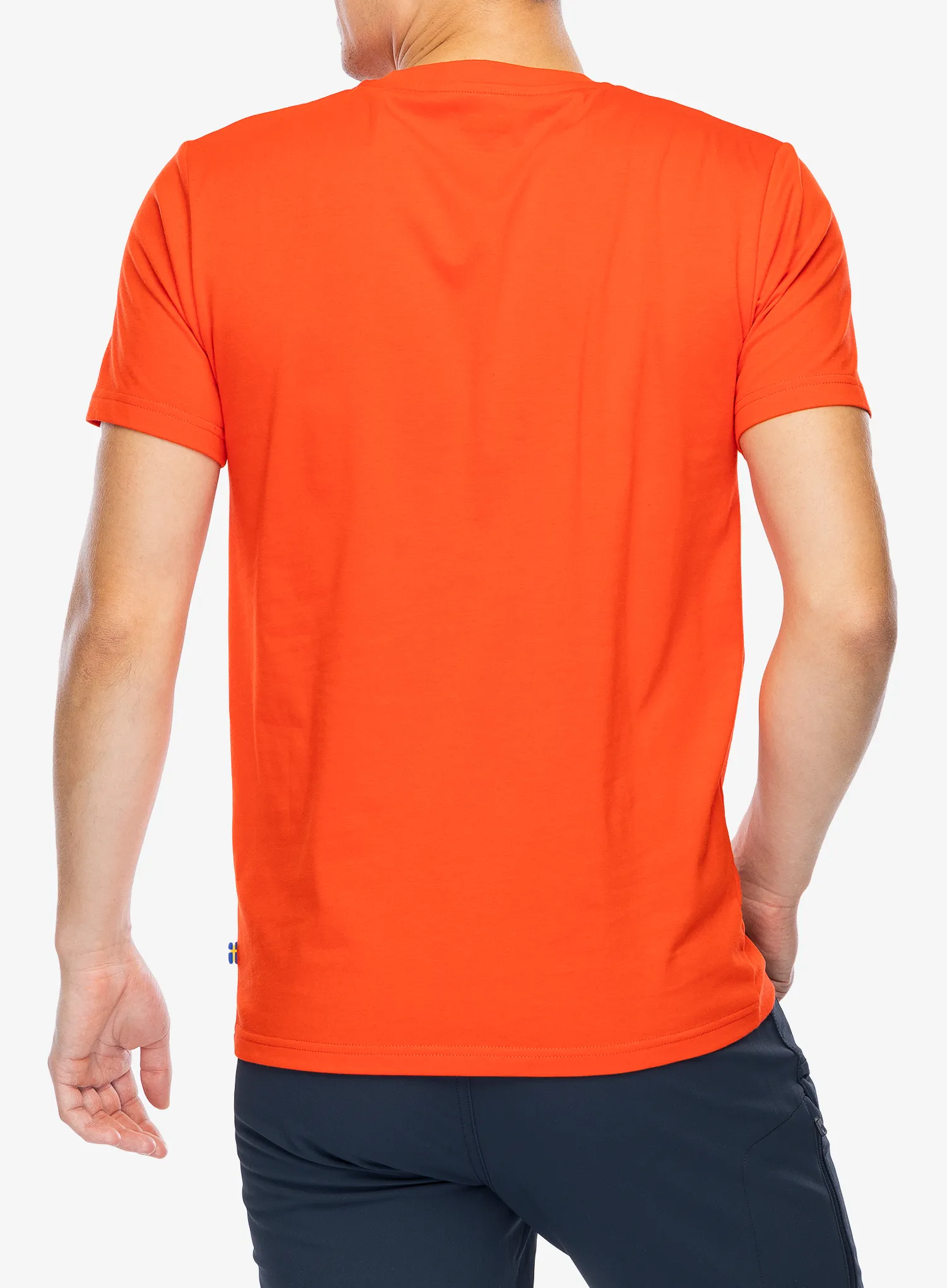 Medvilniniai marškinėliai Fjallraven 1960 Logo T-Shirt - flame orange