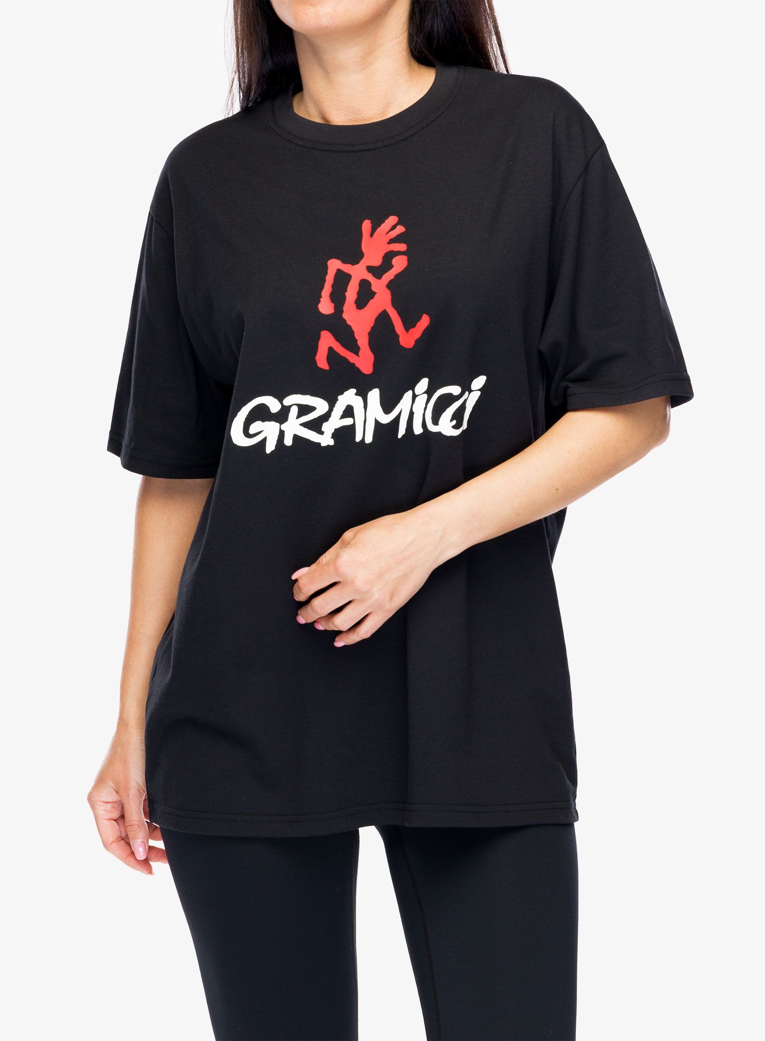 Medvilniniai marškinėliai Gramicci Gramicci Logo Tee - black