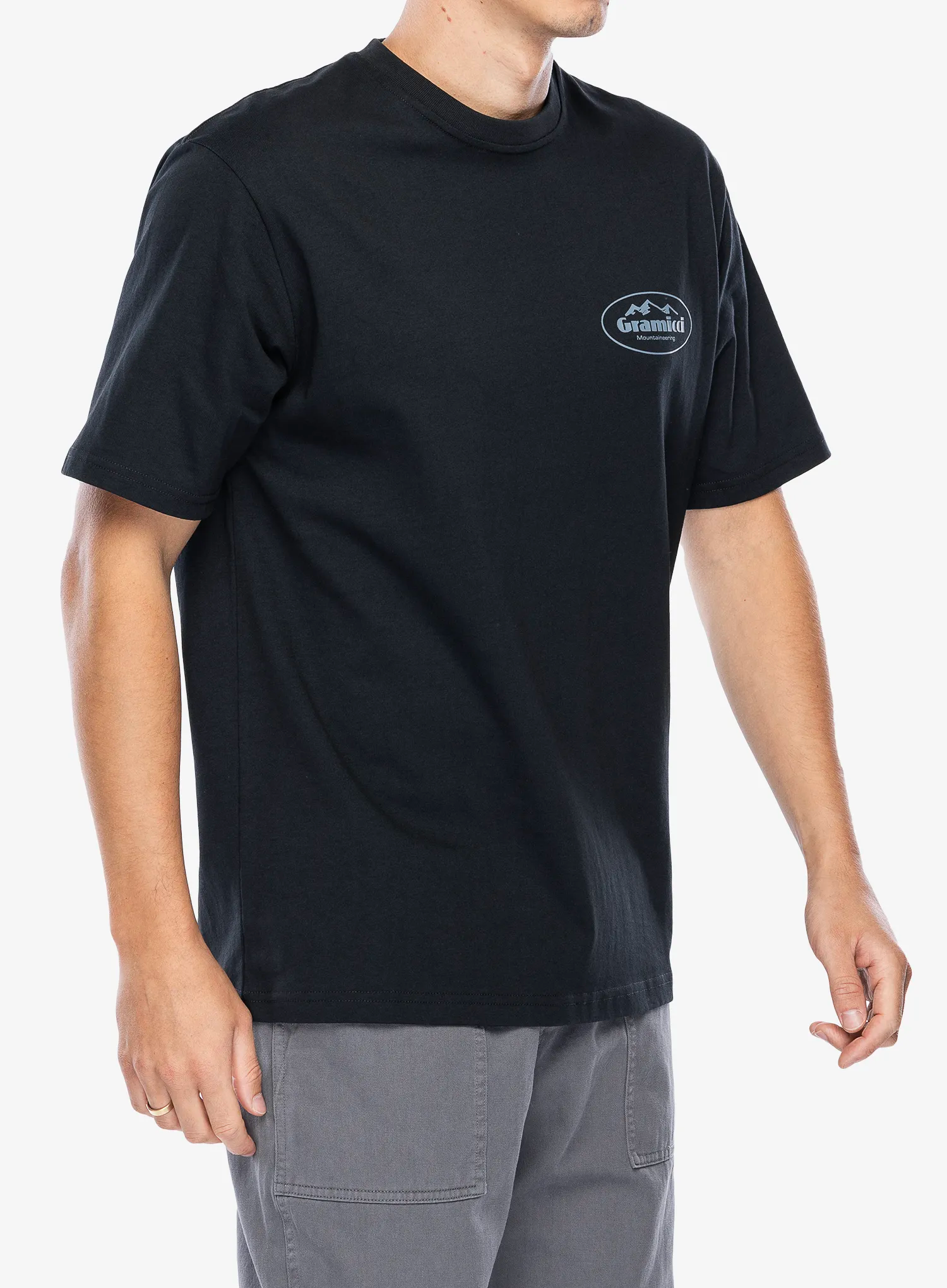 Medvilniniai marškinėliai Gramicci Mountaineering Tee - vintage black