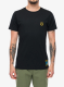 Medvilniniai marškinėliai La Sportiva Climbing on the Moon T-Shirt - black/yellow