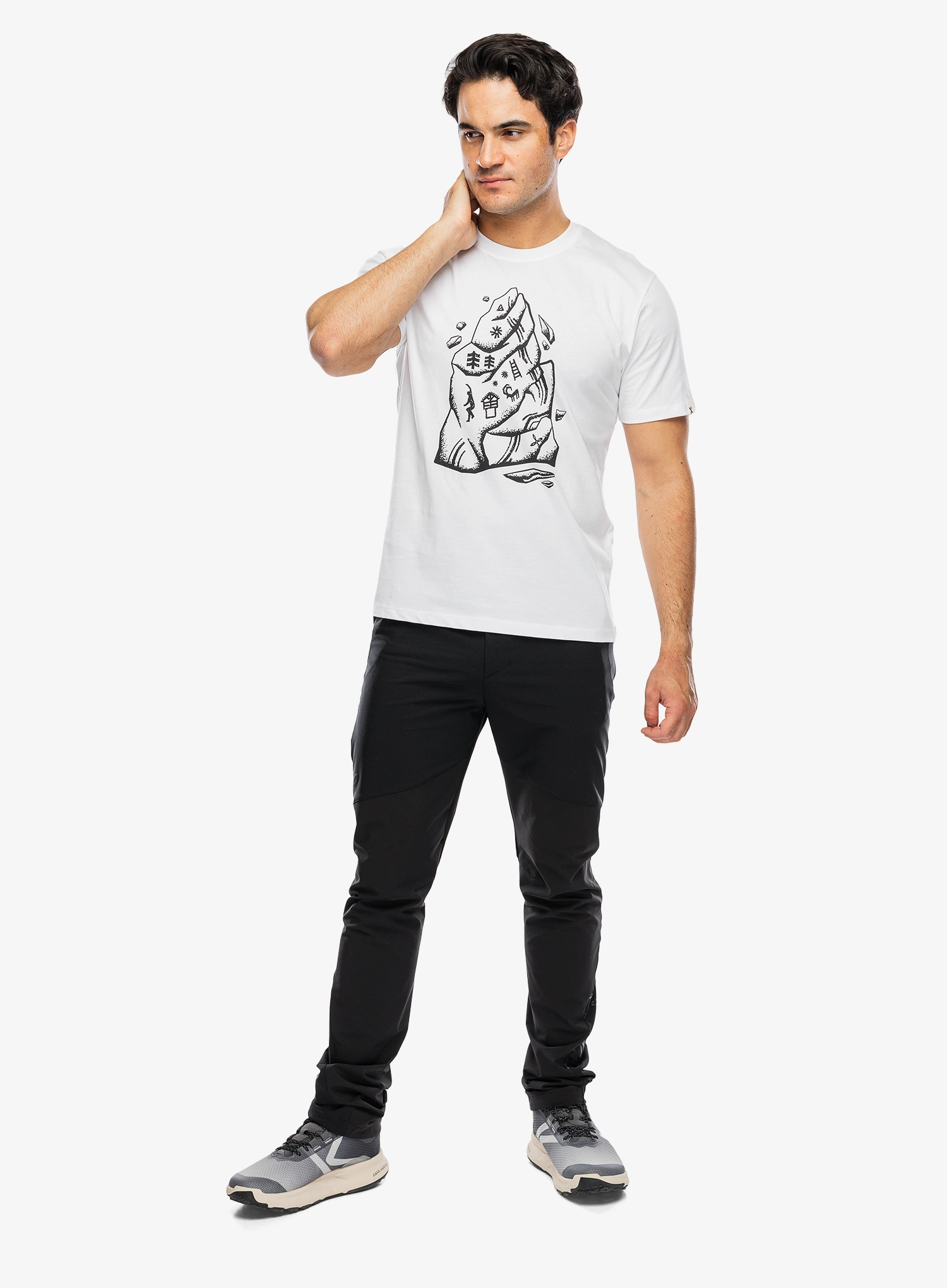 Medvilniniai marškinėliai Montura Spire T-Shirt - white