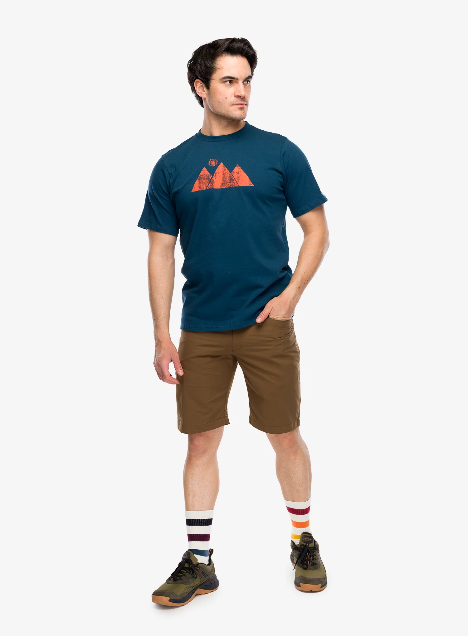 Medvilniniai marškinėliai Mountain Equipment Mountain Sun Tee - blue majolica 