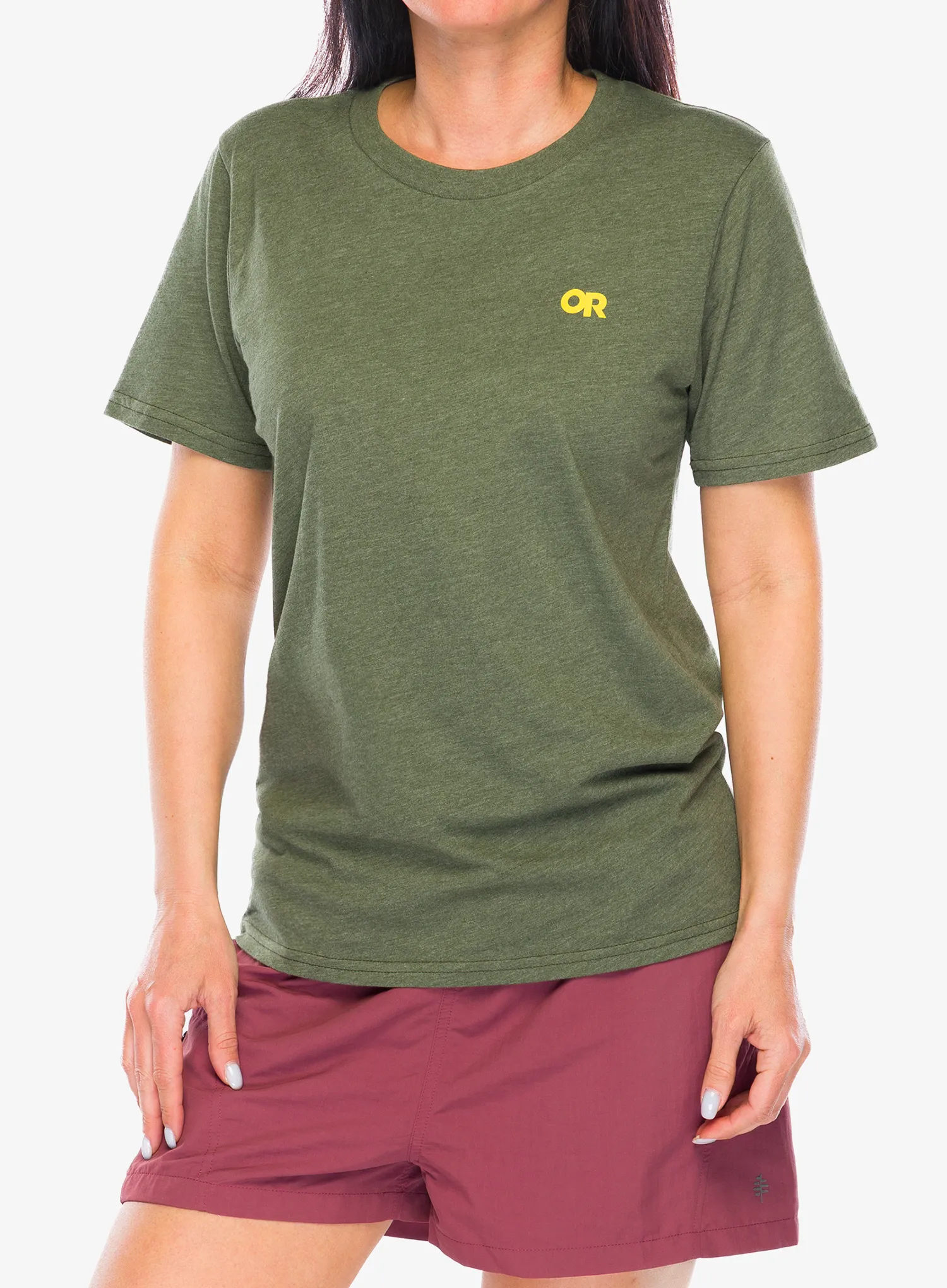 Medvilniniai marškinėliai Outdoor Research Spoked Logo T-Shirt - ranger green