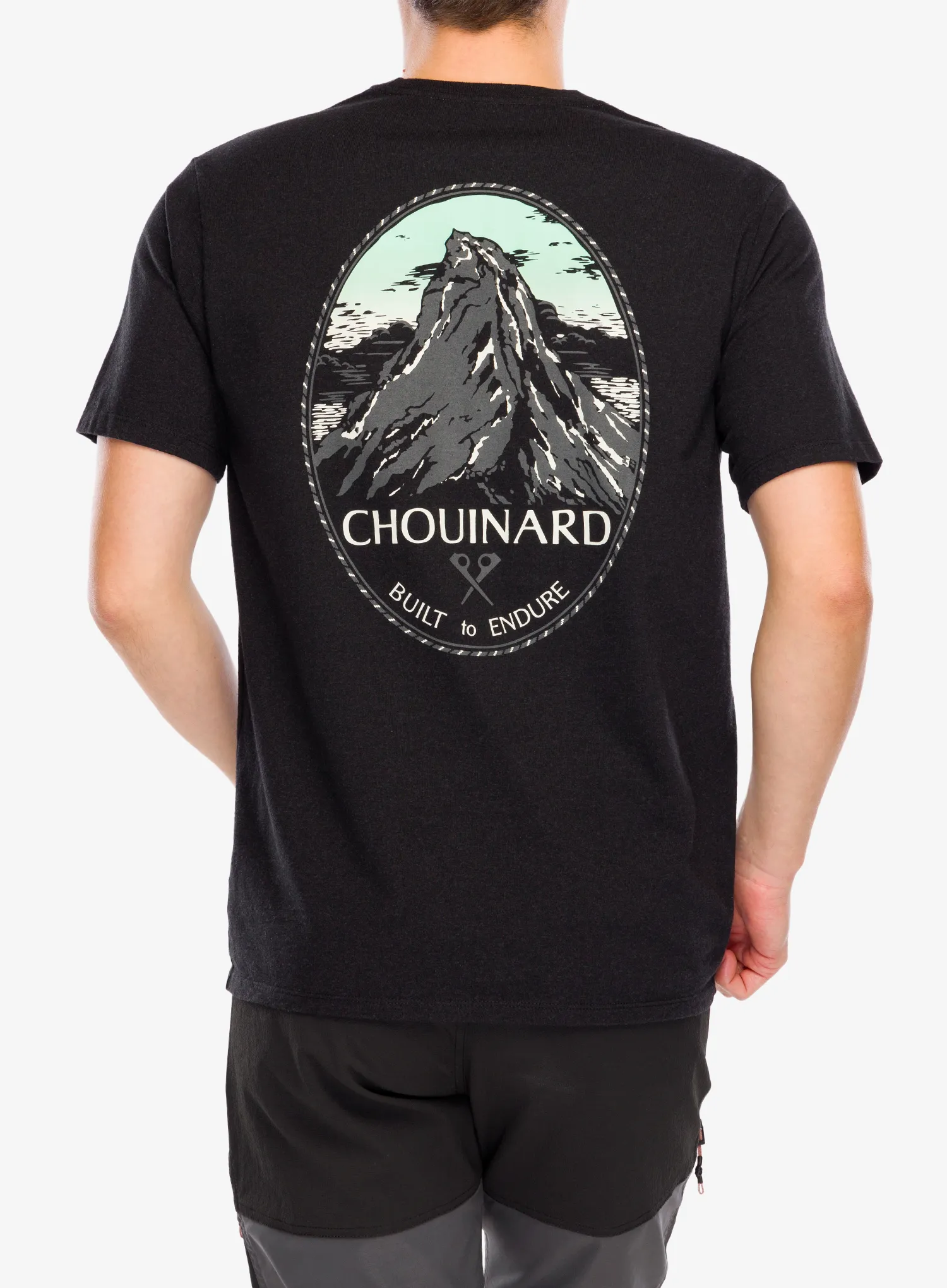 Medvilniniai marškinėliai Patagonia Chouinard Crest Pocket Responsibili-Tee - ink black