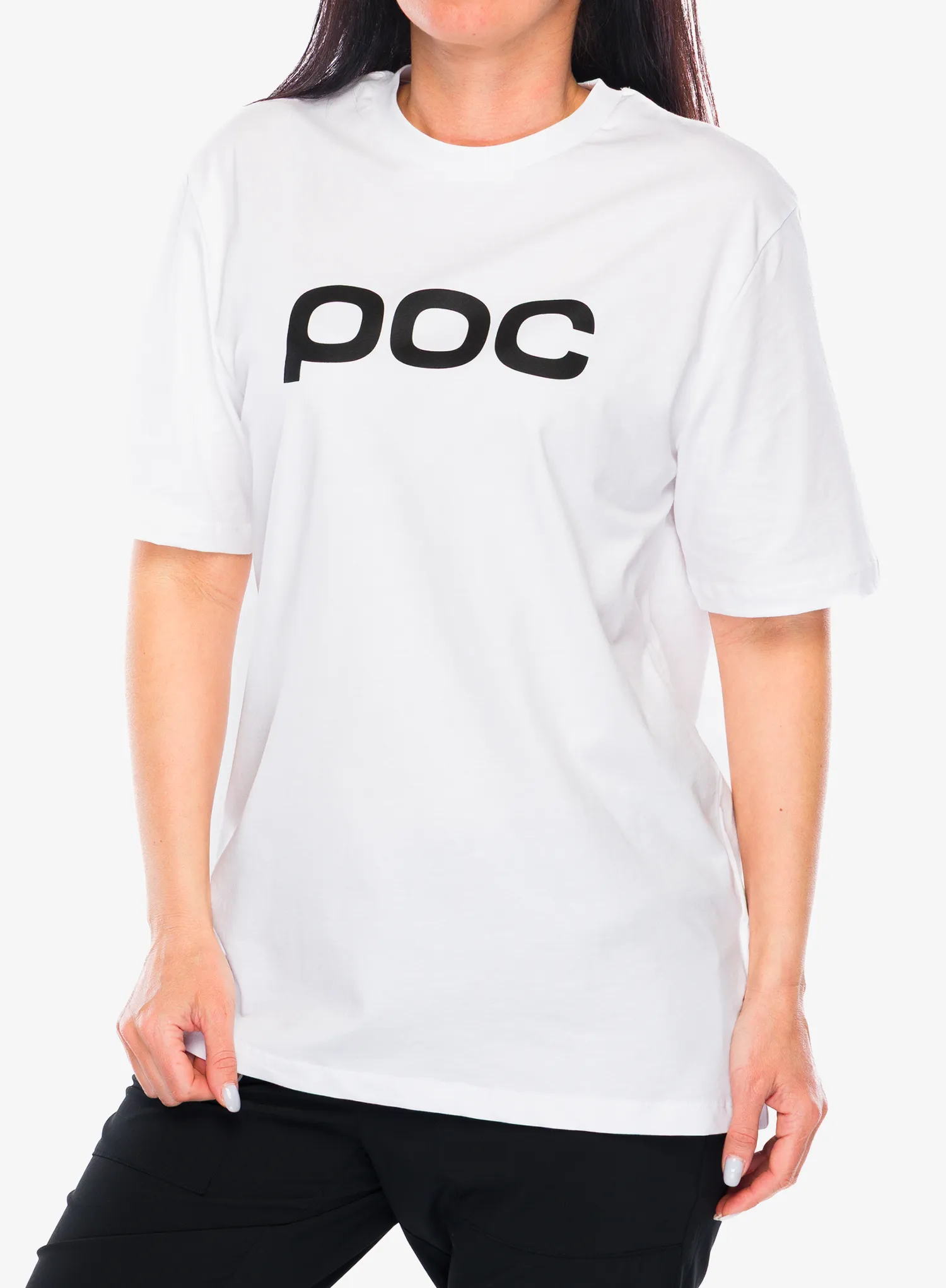 Medvilniniai marškinėliai POC Tee - hydrogen white
