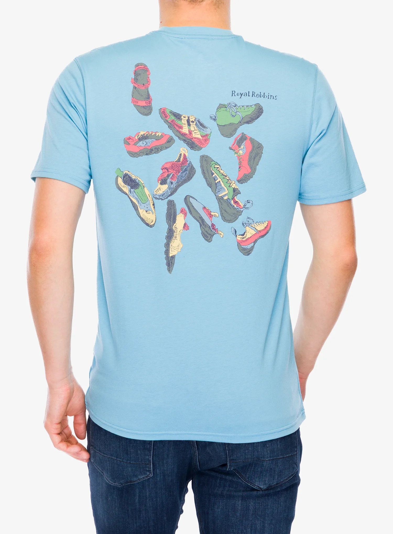 Medvilniniai marškinėliai Royal Robbins RR Graphic Tee - catalina shoe pt