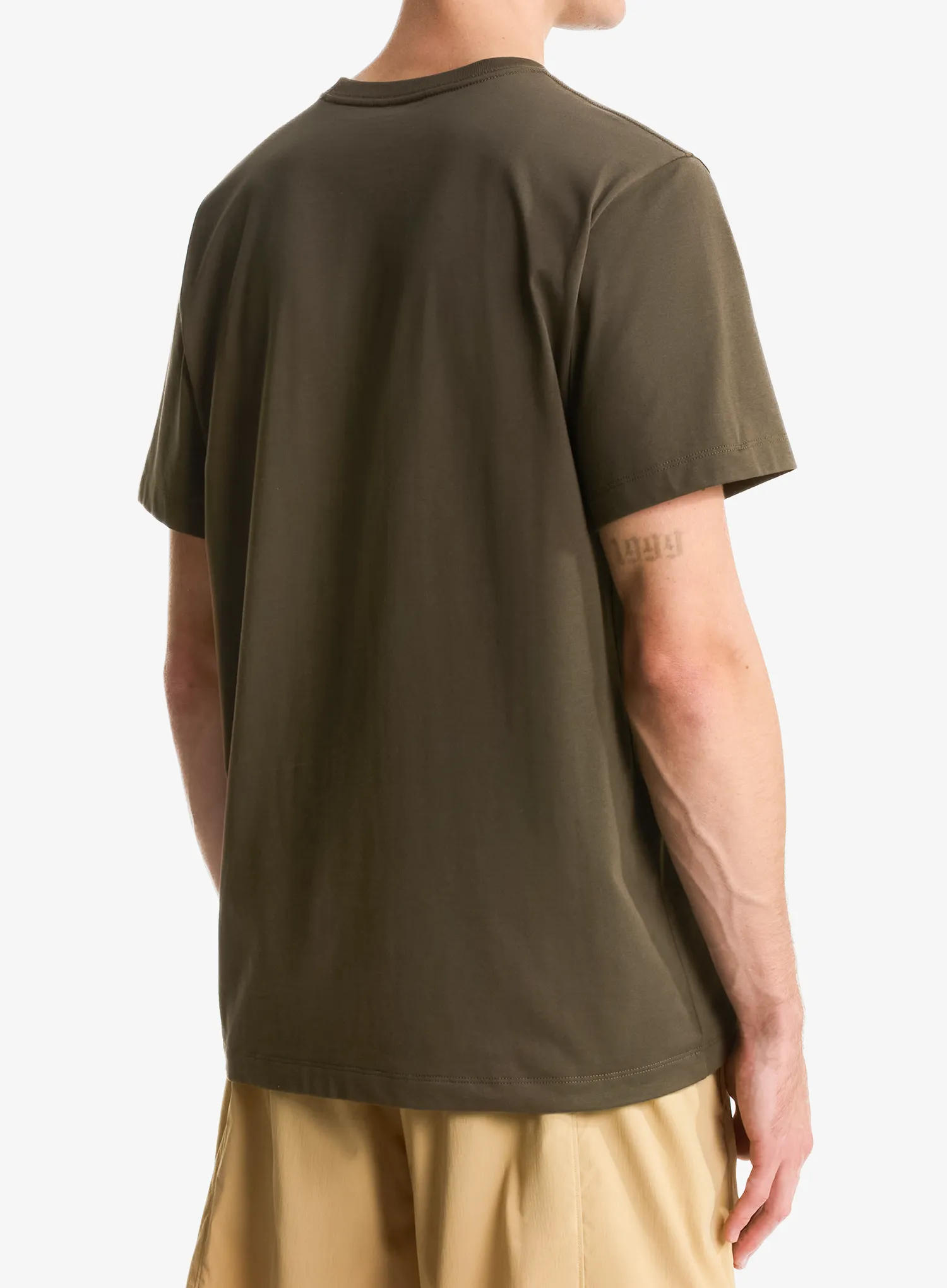 Medvilniniai marškinėliai The North Face Evolution Simple Dome Regular SS - new taupe