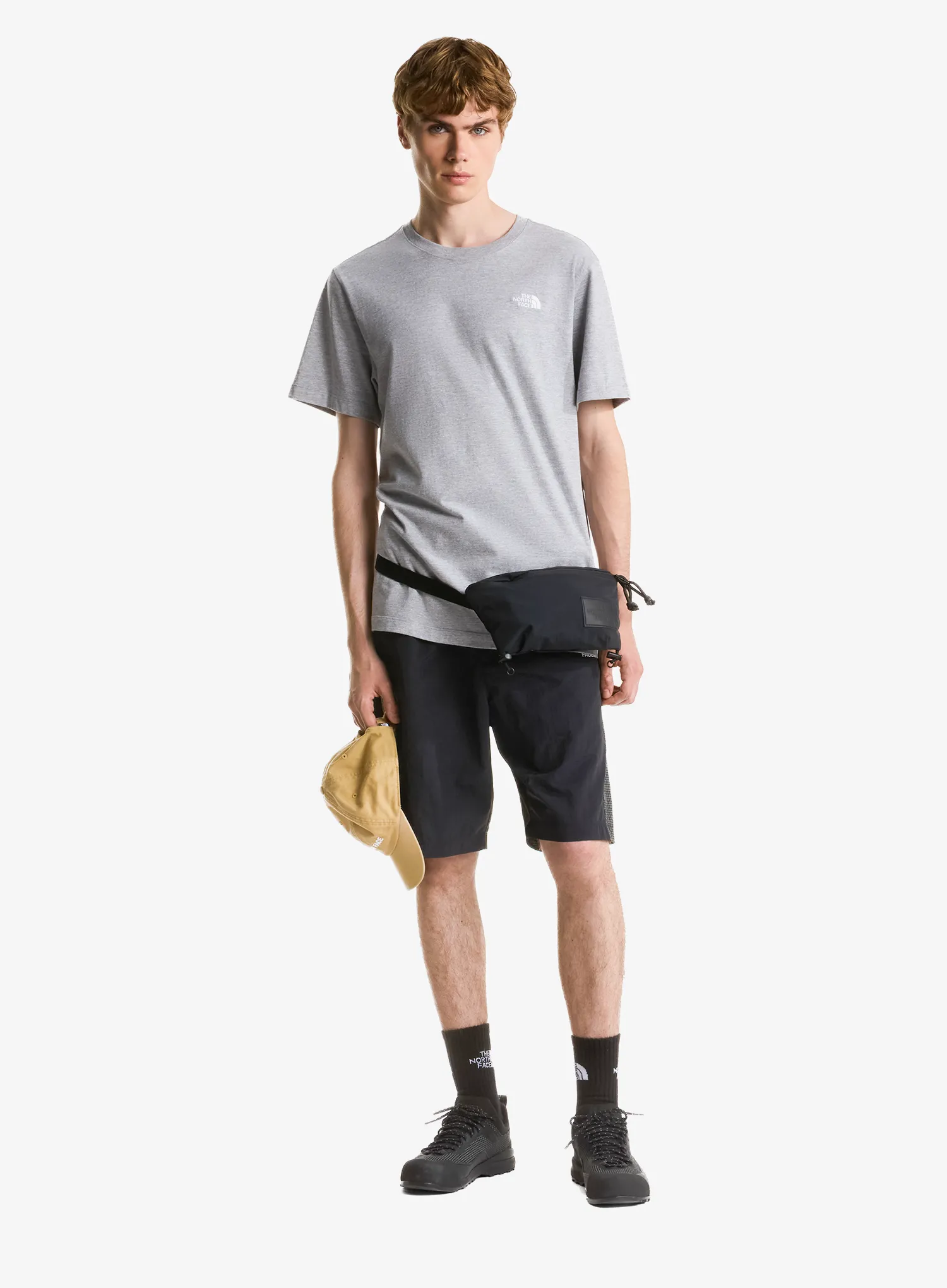 Medvilniniai marškinėliai The North Face Evolution Simple Dome Regular SS - pale grey