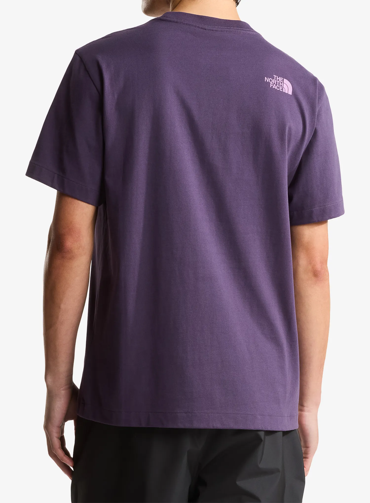 Medvilniniai marškinėliai The North Face Logo Twist Relaxed SS Tee - endless dusk
