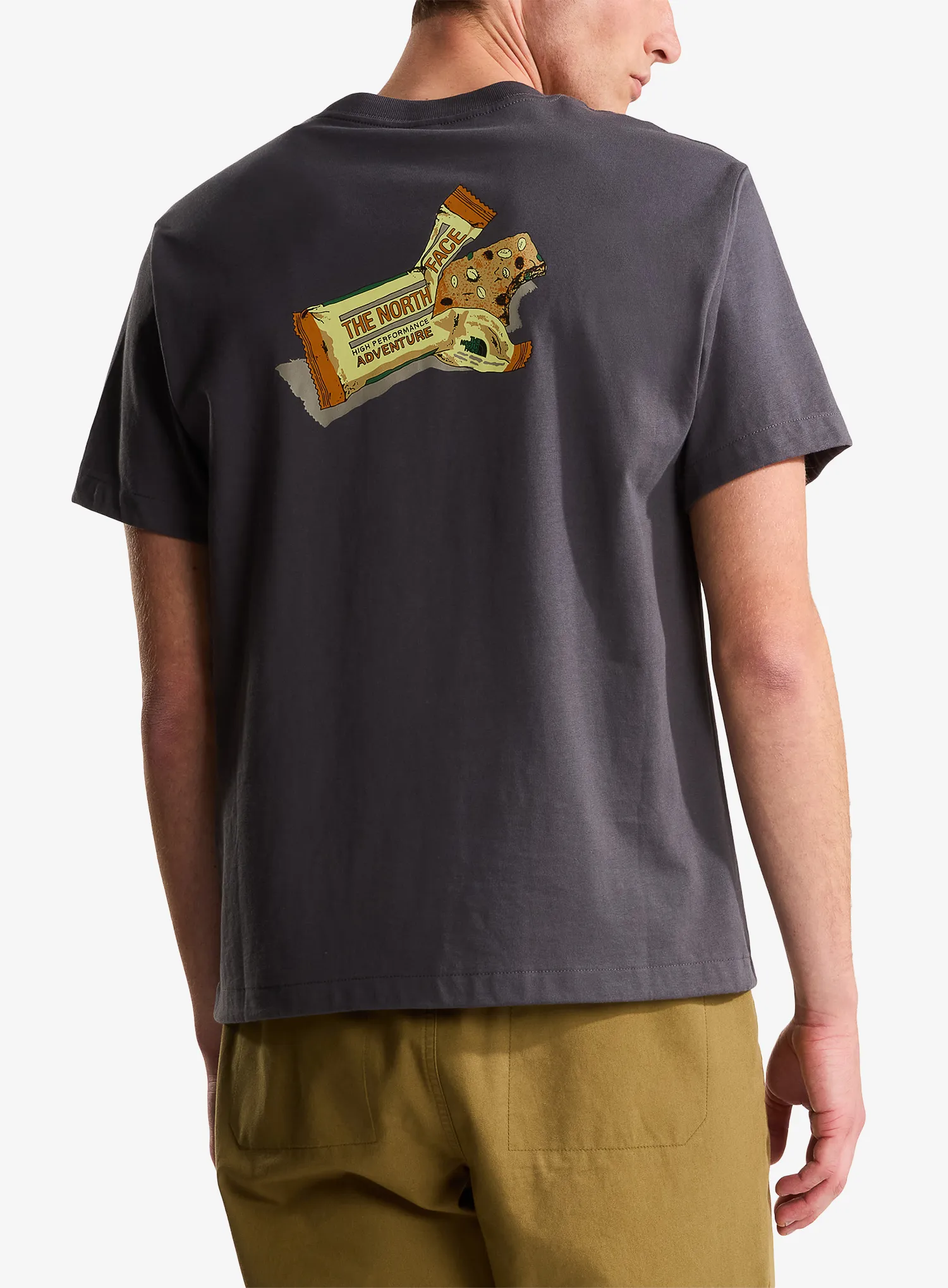 Medvilniniai marškinėliai The North Face TNF Snack Relaxed SS Tee - anthracite grey