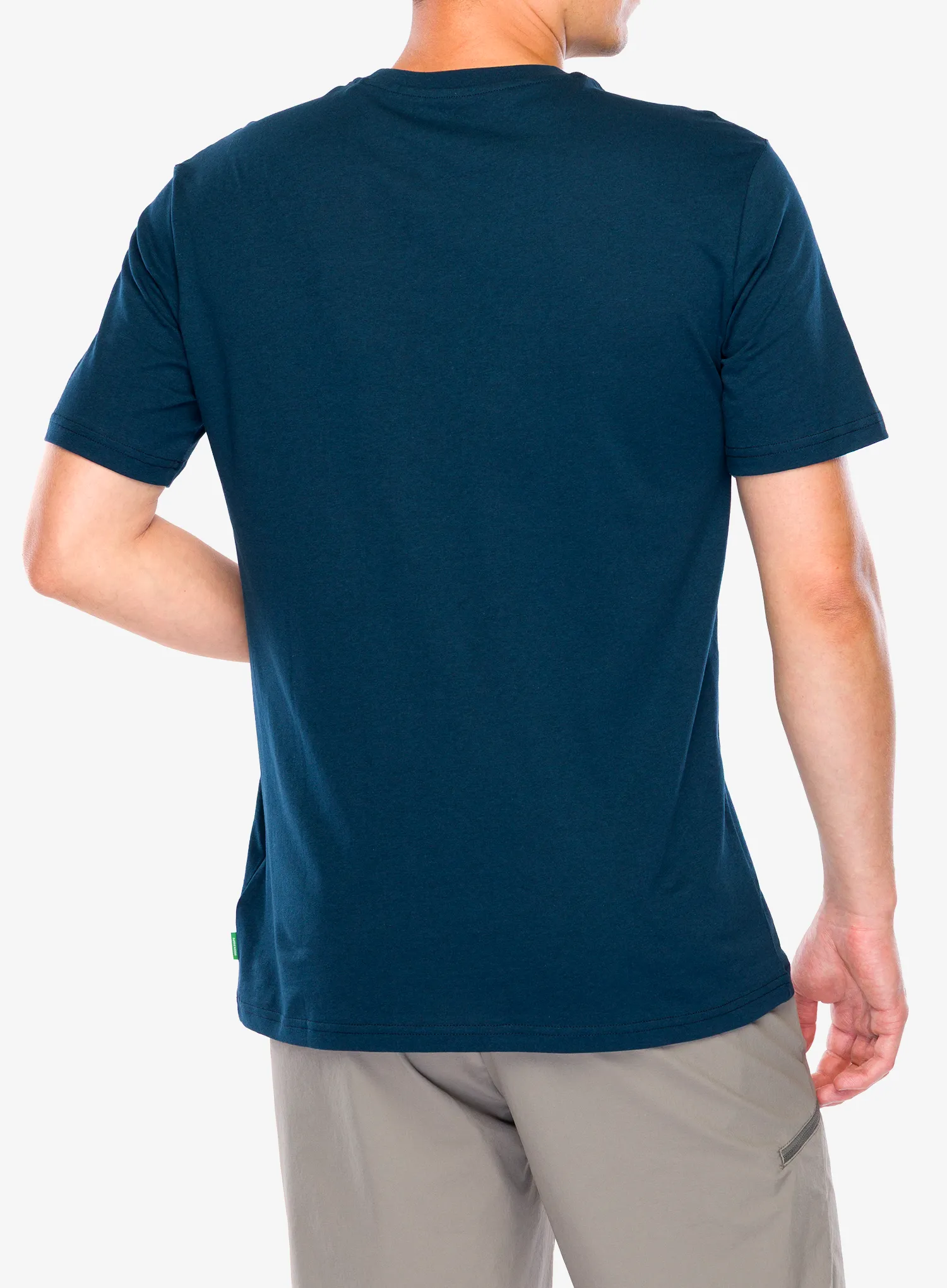 Medvilniniai marškinėliai Vaude Cyclist T-Shirt V - dark sea/blue