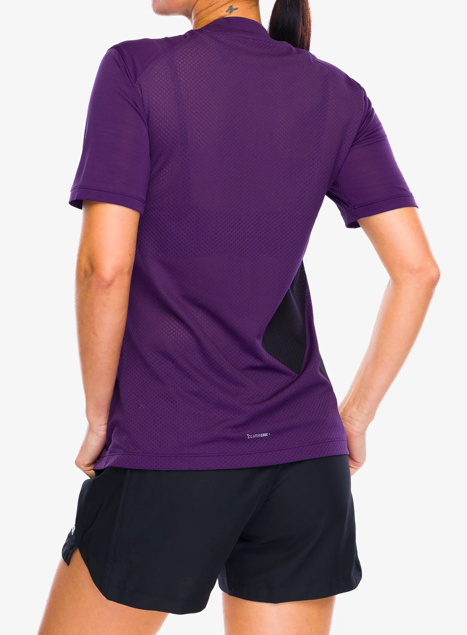 Bėgimo marškinėliai moteriški adidas TERREX Xperior T-Shirt - aurora plum
