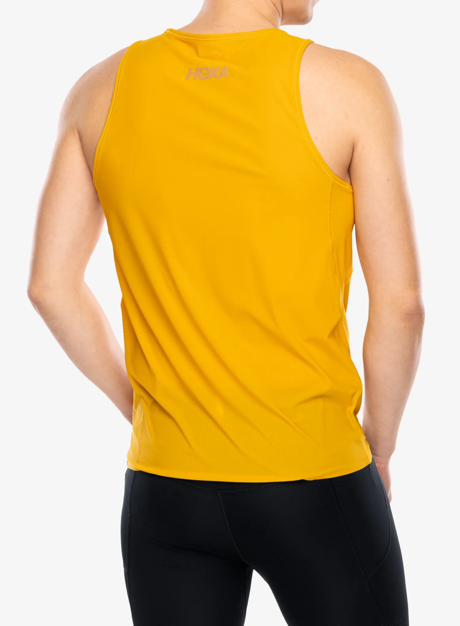 Bėgimo marškinėliai Hoka Airolite Run Tank - varisty yellow