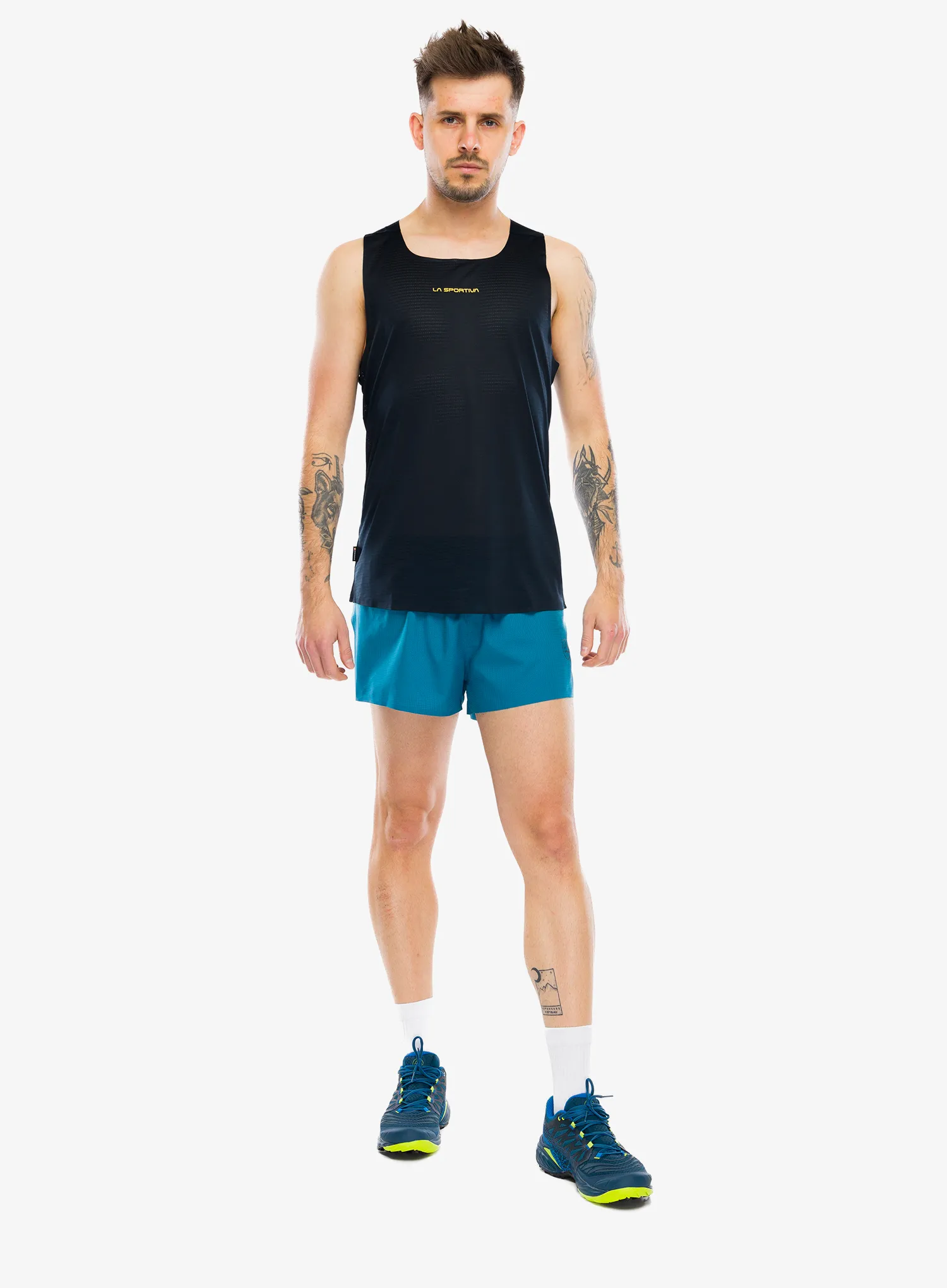 Bėgimo marškinėliai La Sportiva Pure Tank - black/yellow