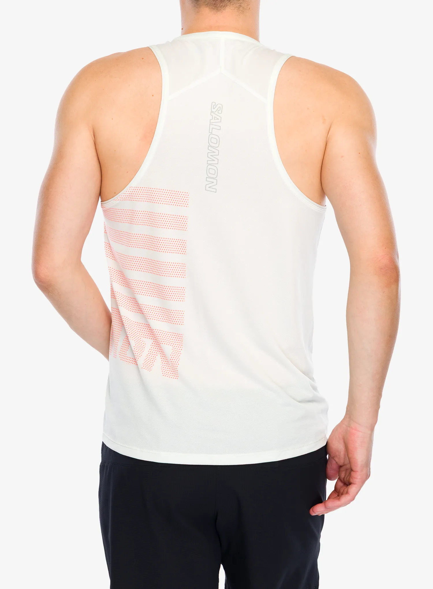 Bėgimo marškinėliai Salomon Sense Aero Singlet GFX - icicle