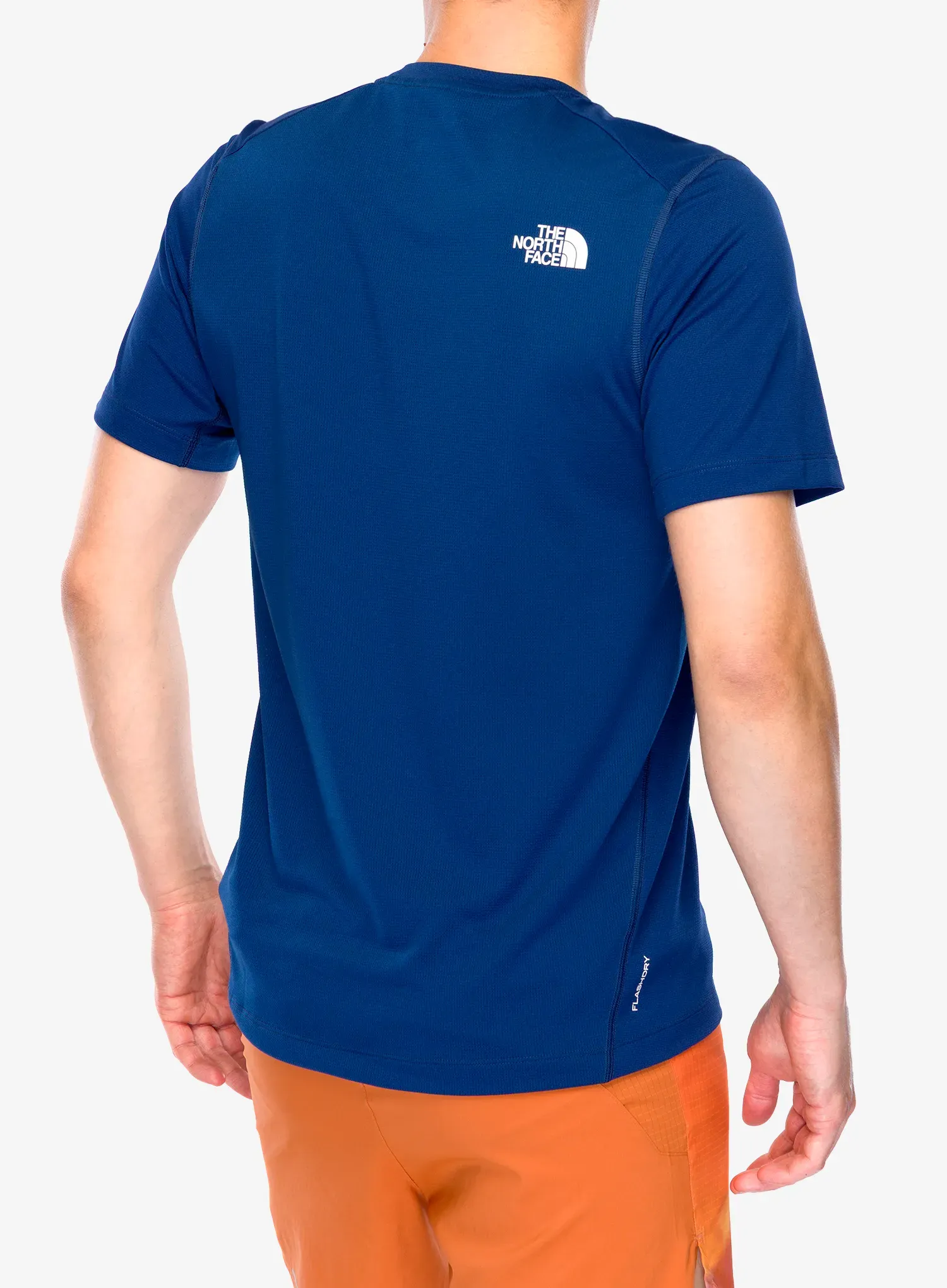 Bėgimo marškinėliai The North Face Lightbright S/S Tee - estate blue