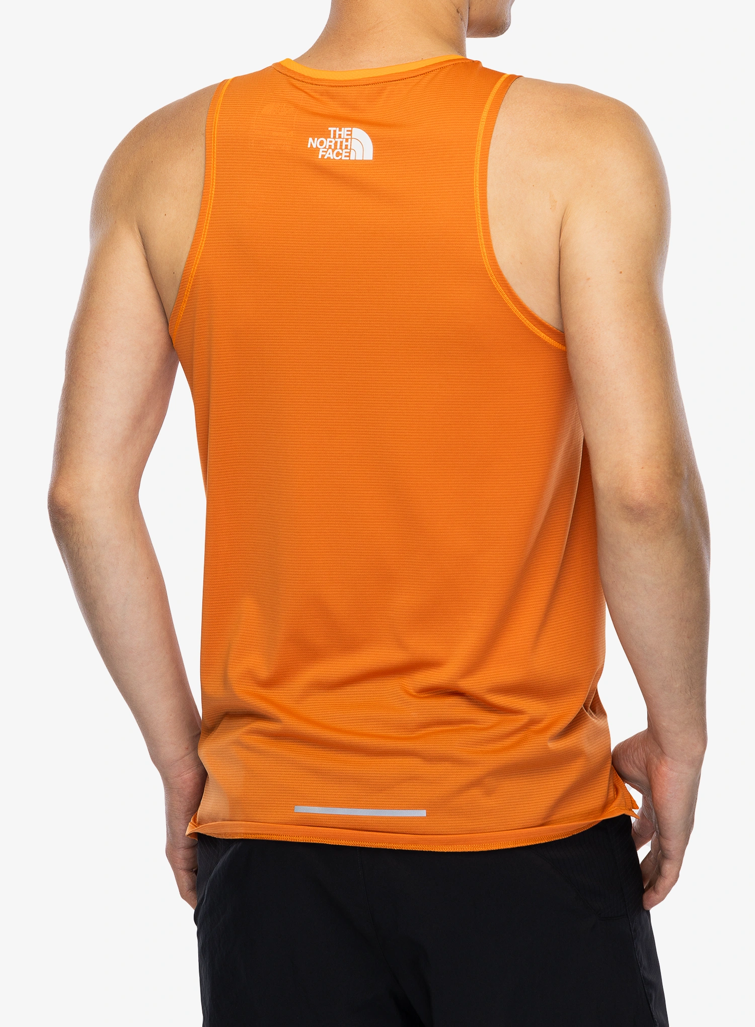 Bėgimo marškinėliai The North Face Summit High Trail Tank - digital orange/iron bronze