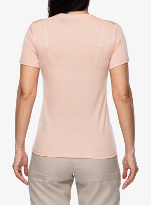 Moteriški marškinėliai Houdini Tree Tee - dulcet pink