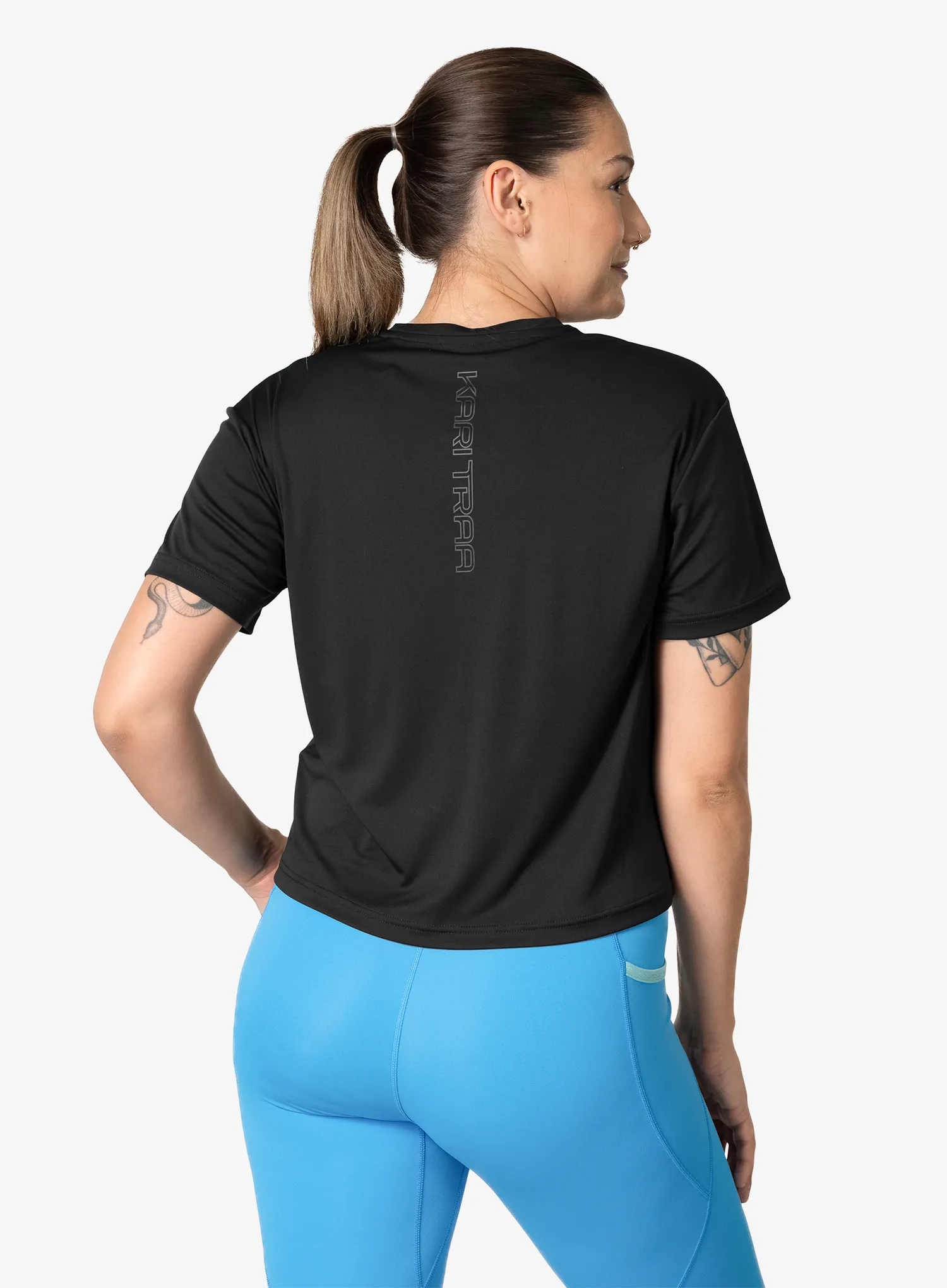 Moteriški marškinėliai Kari Traa Una Tee - black