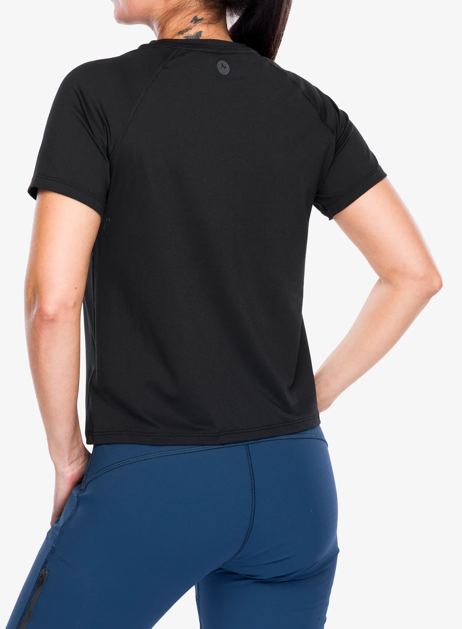 Moteriški marškinėliai Marmot Windridge S/S - black