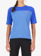 Moteriški marškinėliai Mons Royale Diversion Merino Bike Jersey Short Sleeve - ocean/ultramarine