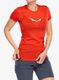 Moteriški marškinėliai Salewa Solid Dry S/S Tee - flame new logo