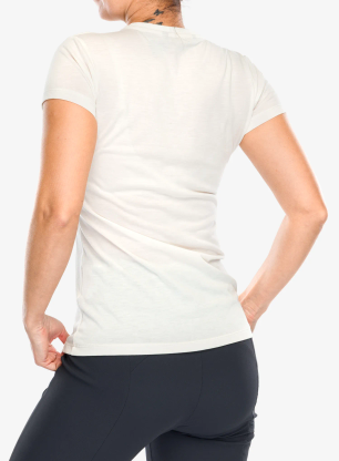 Moteriški marškinėliai Salewa Solid Dry S/S Tee - white