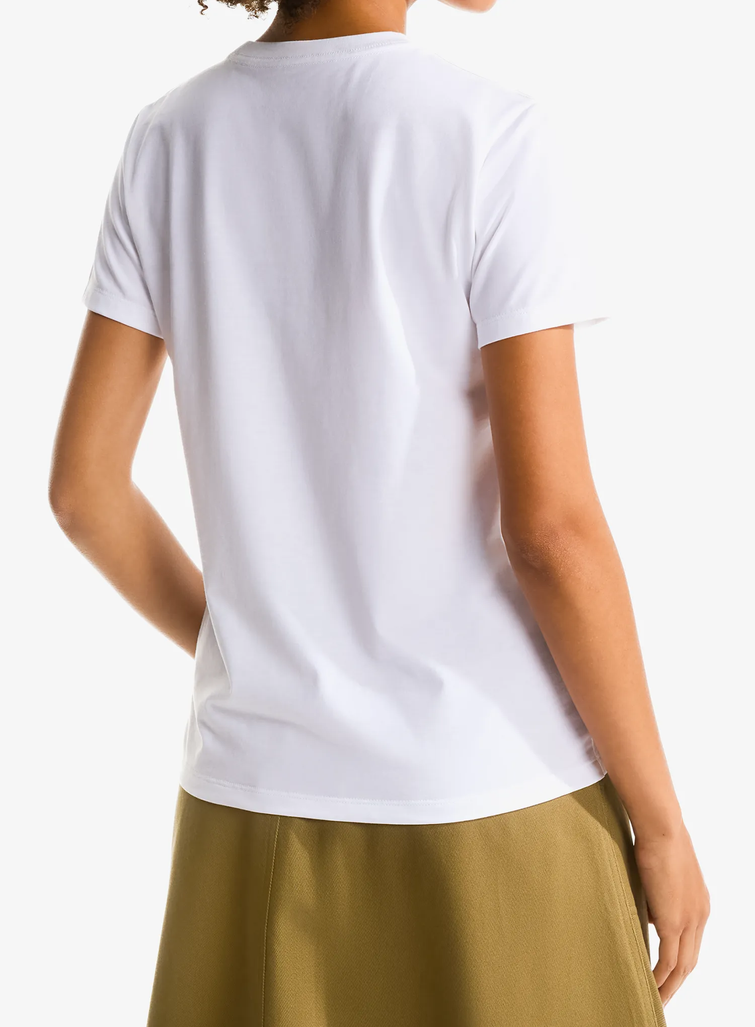 Moteriški marškinėliai The North Face Evolution Simple Dome Slim Short Sleeve - tnf white