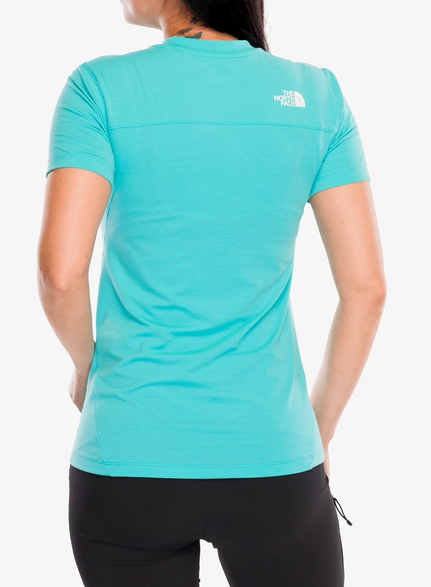 Moteriški marškinėliai The North Face Lightning Alpine S/S - galactic blue