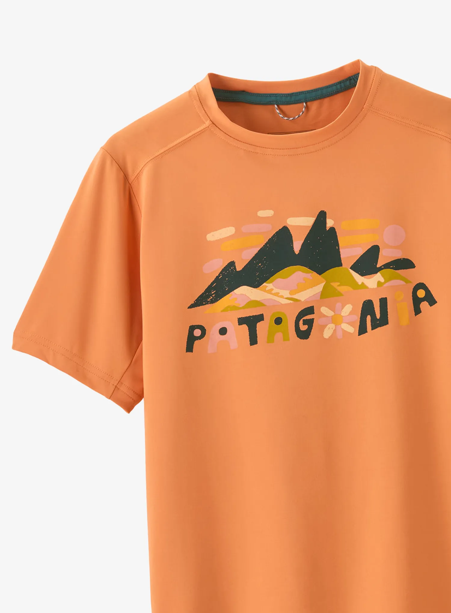Marškinėliai vaikams Patagonia Cap SW T-Shirt - fitz roy super/heirloom peach