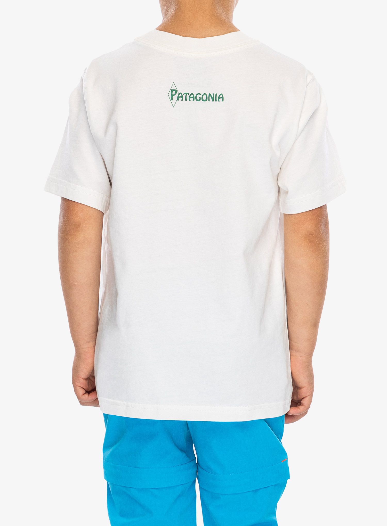 Marškinėliai vaikams Patagonia Graphic T-Shirt - water people gator/white