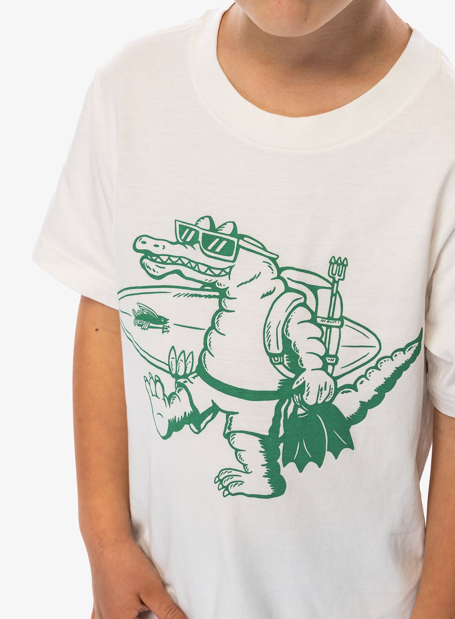 Marškinėliai vaikams Patagonia Graphic T-Shirt - water people gator/white