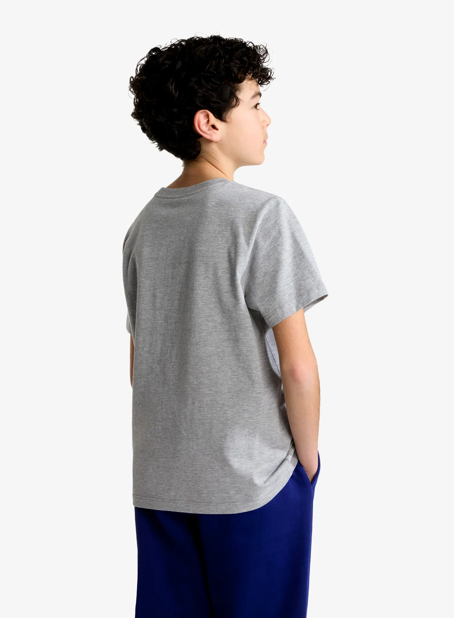Marškinėliai vaikams The North Face Evolution Simple Dome S/S Tee - pale grey heather