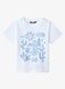 Marškinėliai vaikams The North Face S/S Outdoor Graphic Tee - white/steel blue