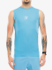 Bėgimo marškinėliai Compressport Trail Racing Tank - norse blue