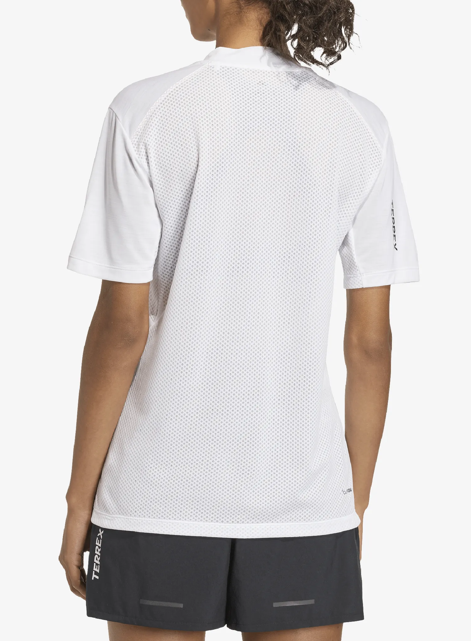 Bėgimo marškinėliai moterims adidas TERREX Xperior Climacool Tee - white
