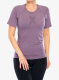 Bėgimo marškinėliai moterims X-Bionic Xceed Run Shirt S/S - dusty lavender/lavender night