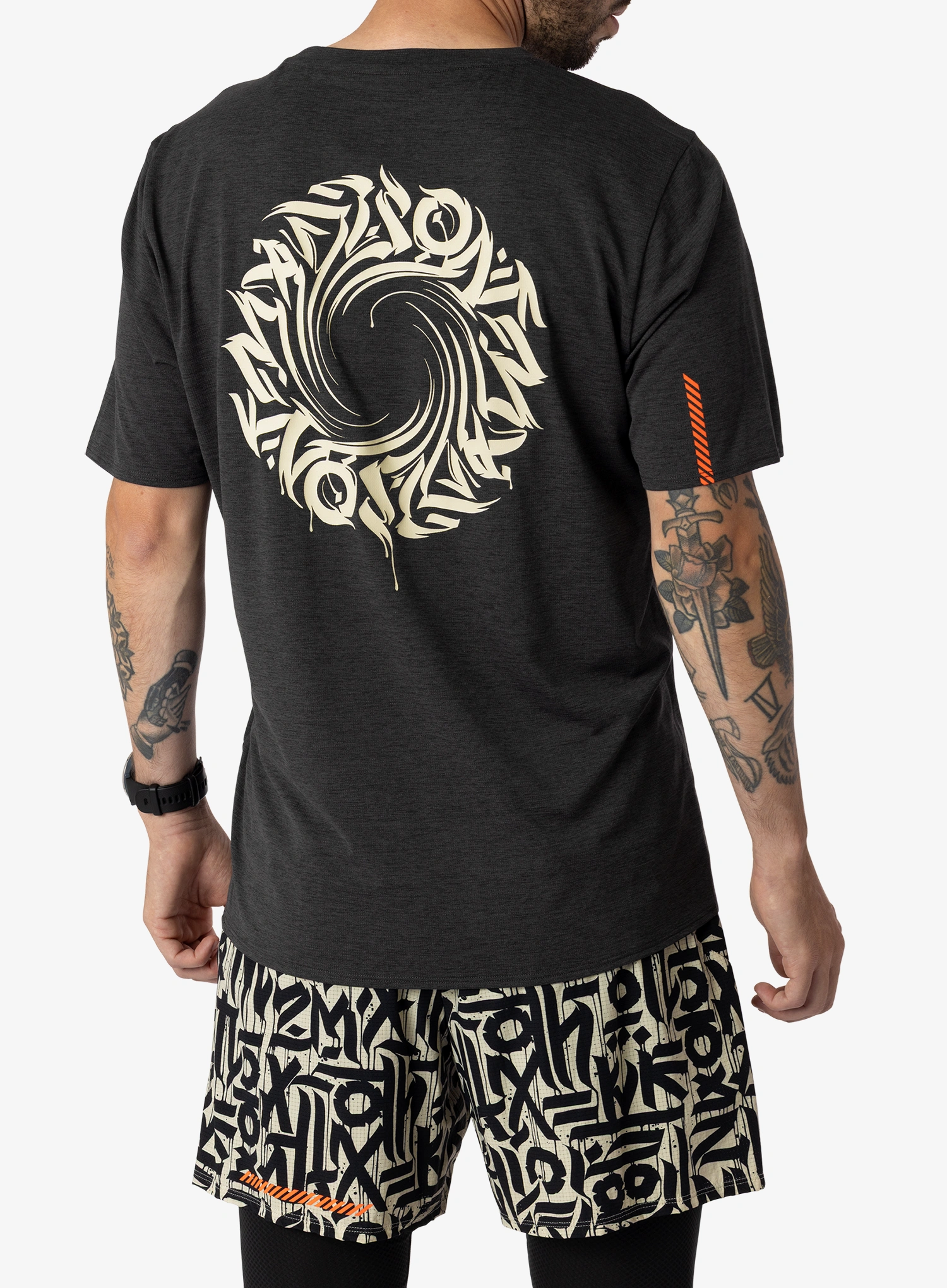 Bėgimo marškinėliai Dynafit Trail T-Shirt - black out
