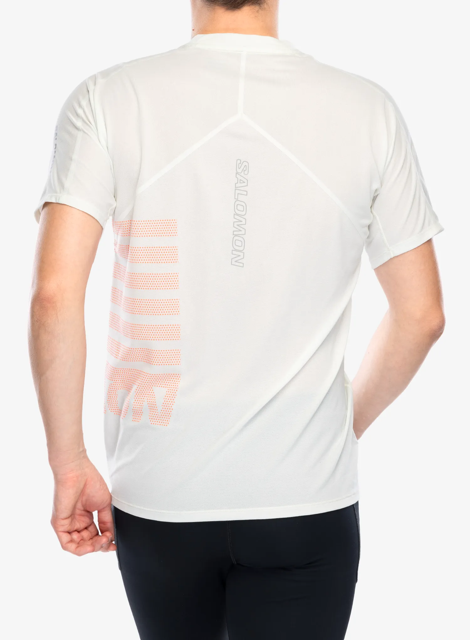 Bėgimo marškinėliai Salomon Sense Aero S/S Tee GFX - icicle