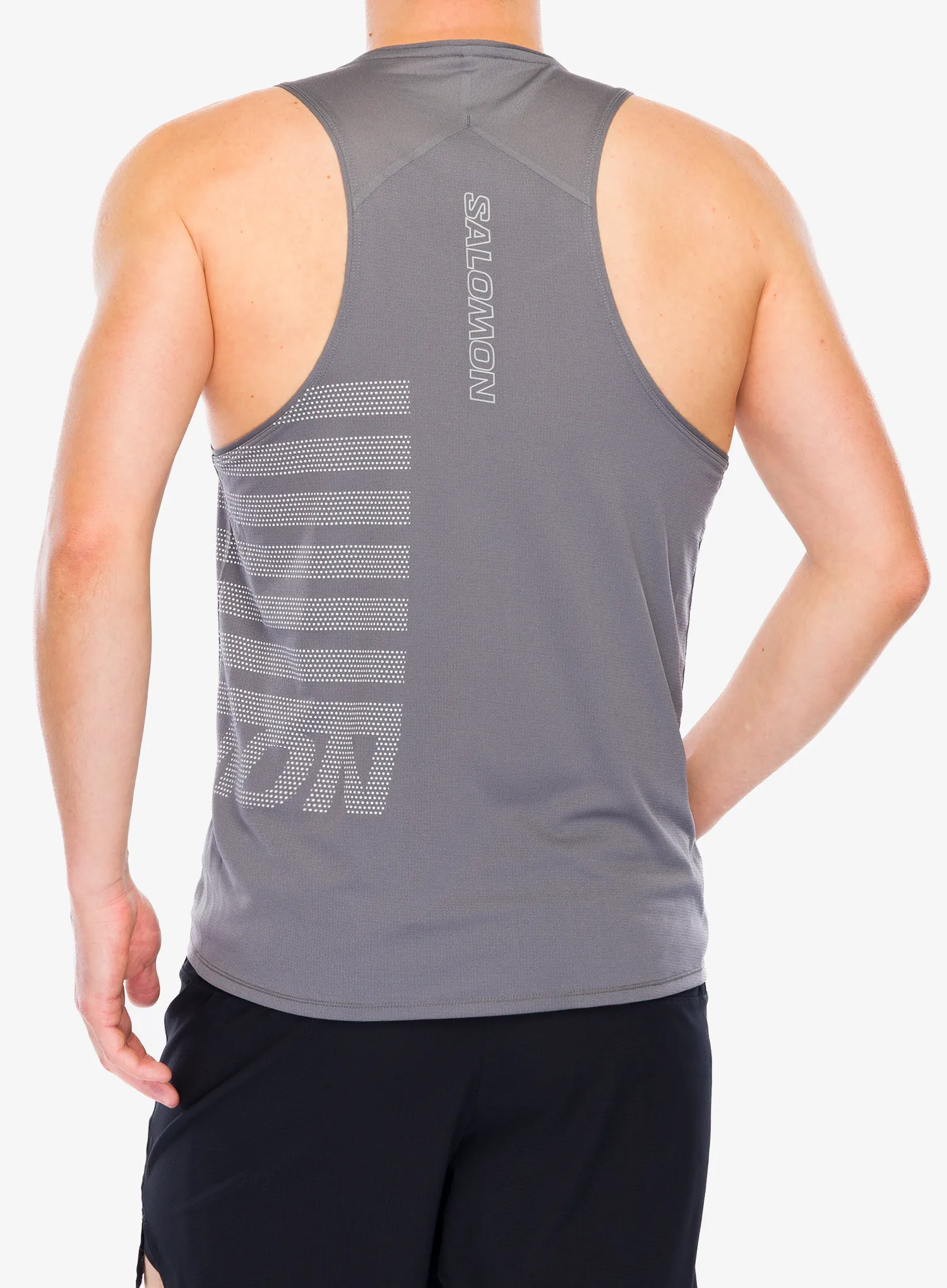 Bėgimo marškinėliai Salomon Sense Aero Singlet GFX - castel