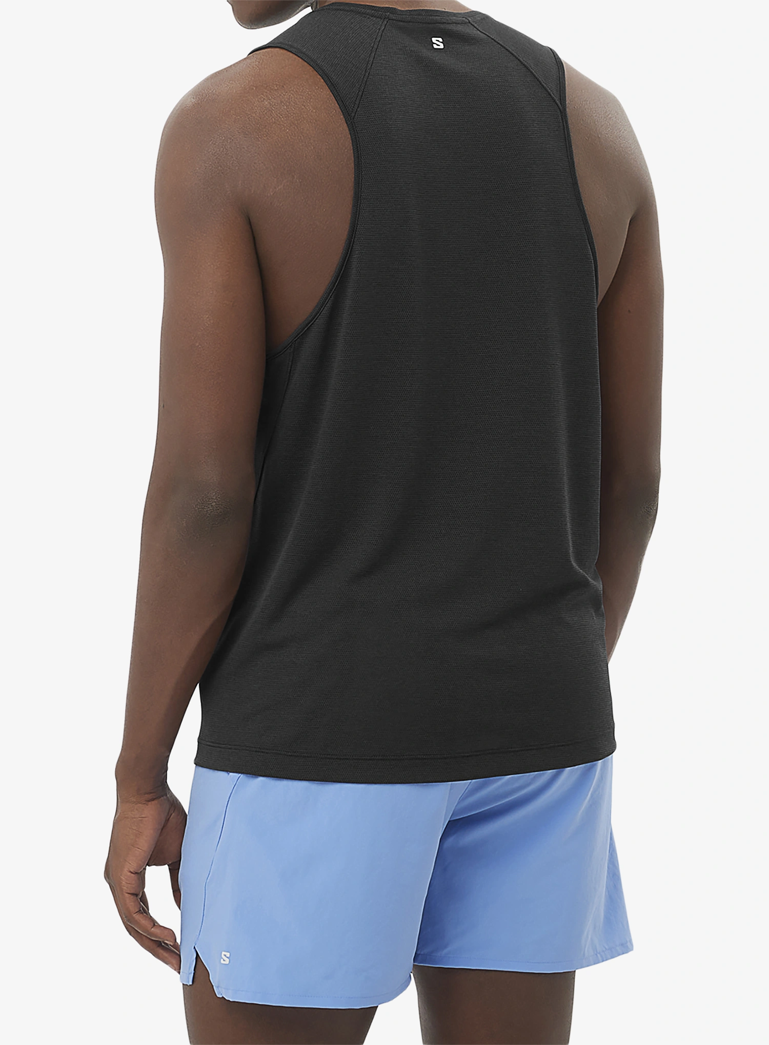 Bėgimo marškinėliai Salomon Shkout Core Tank - deep black