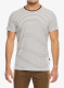 Marškinėliai Dovre O-neck T-shirt Striped - beige