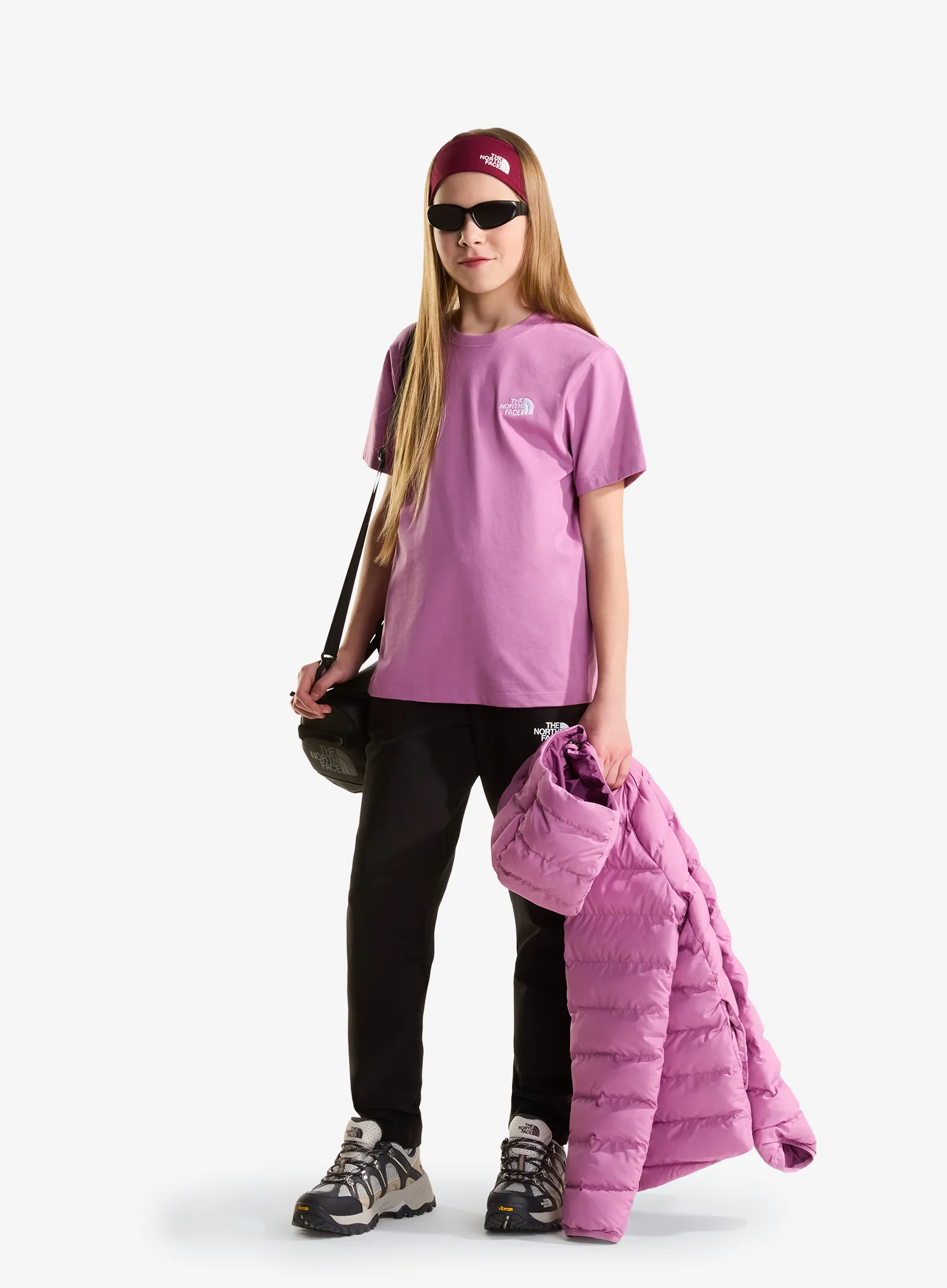 Vaikiški marškinėliai The North Face Evolution Simple Dome S/S Tee - hushed lavender