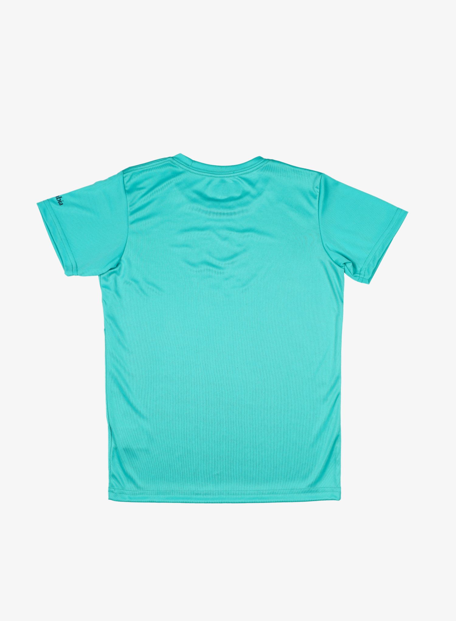 Marškinėliai mergaitėms Columbia Mirror Creek Short Sleeve Graphic Shirt - geyser/graphic