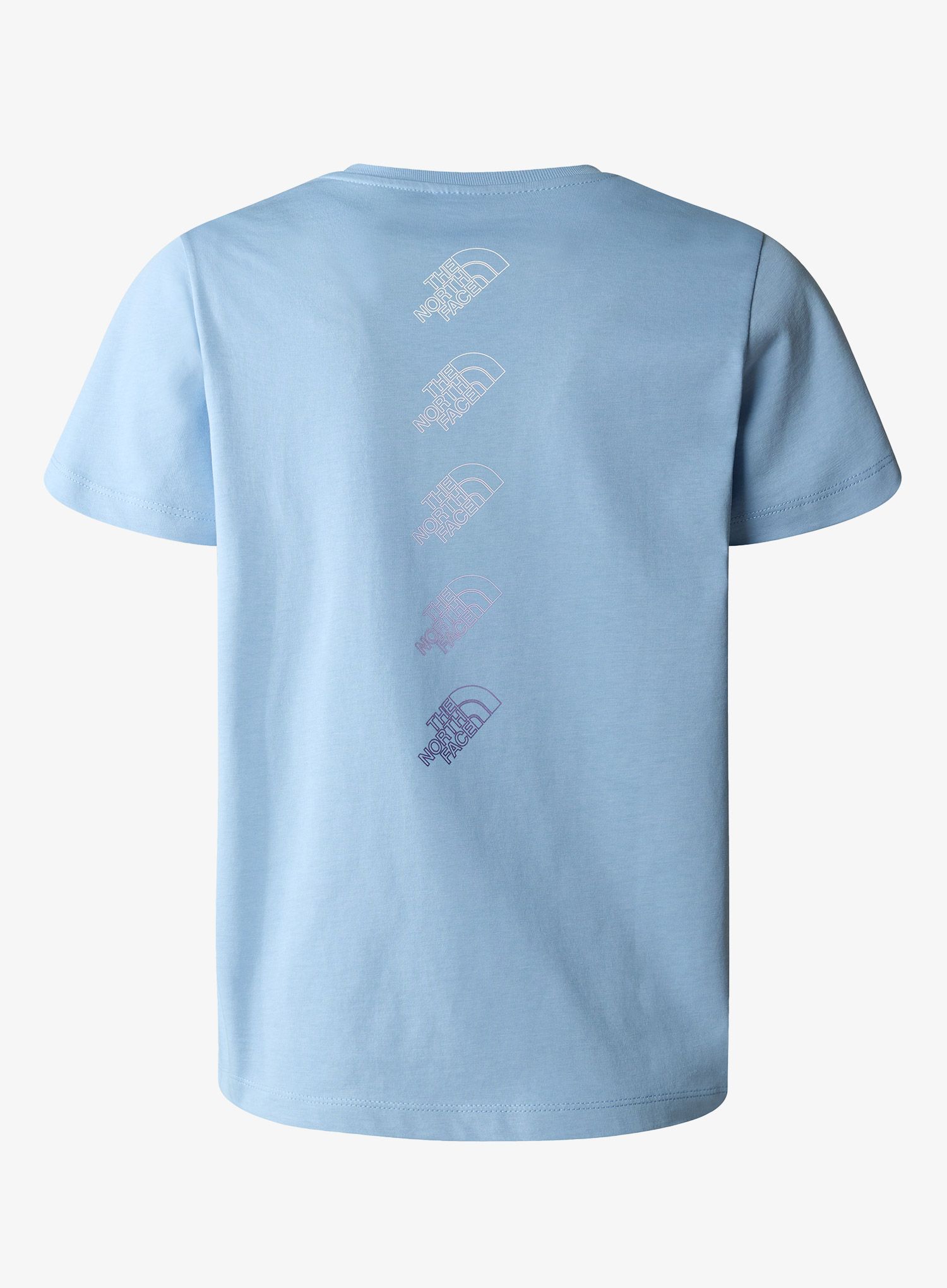 Marškinėliai mergaitėms The North Face S/S Relaxed  Graphic Tee 2 - steel blue