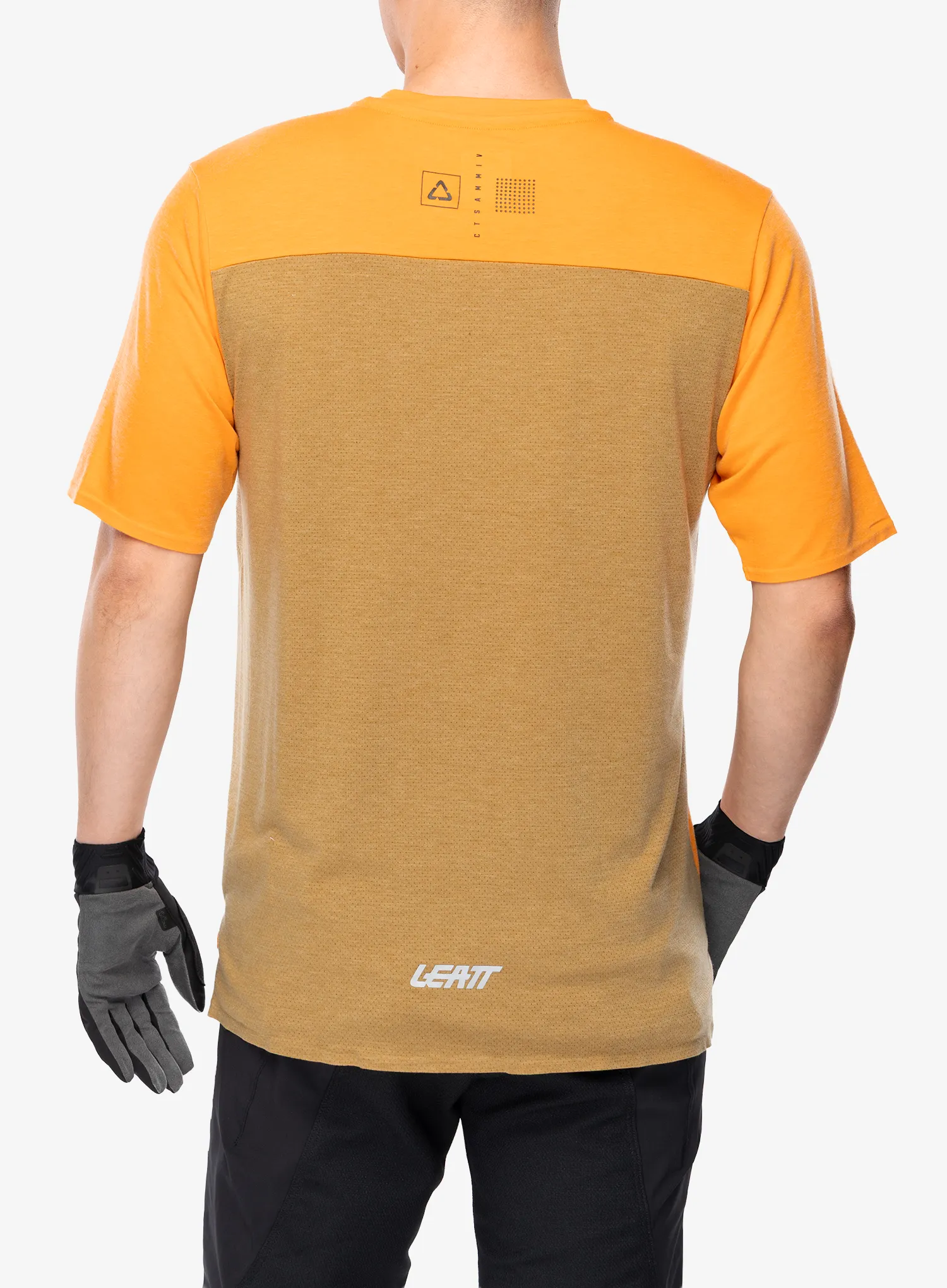 Enduro marškinėliai Leatt MTB 4.0 Trail Jersey - lager yellow
